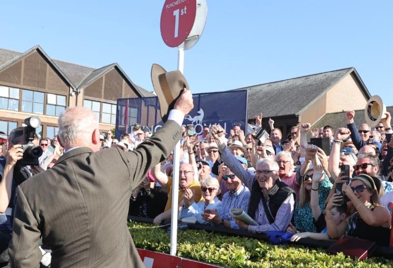 Record crowds at Punchestown Festival helps push up overall attendance at racecourses 