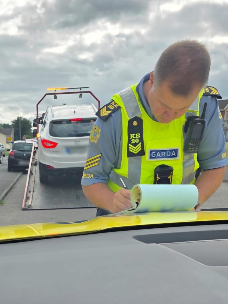 Motorist stopped by Kildare garda&iacute; had only purchased vehicle hours earlier