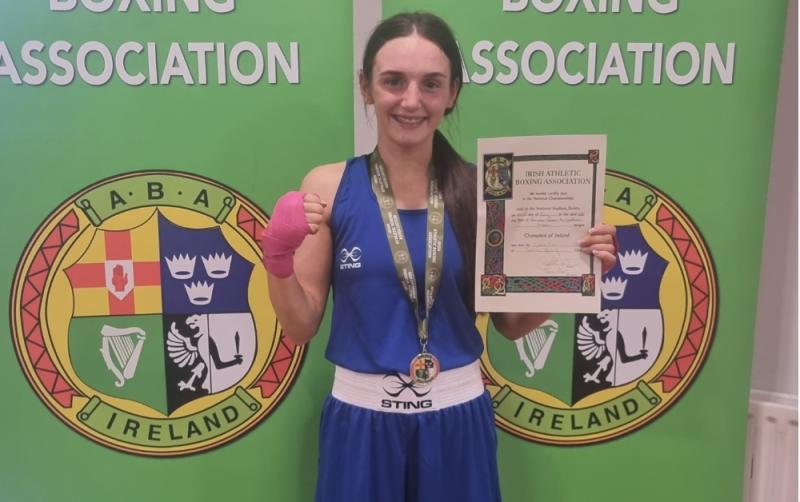 Naas' Chloe Cox brings Gold in U19s National Boxing Championships back to Kildare