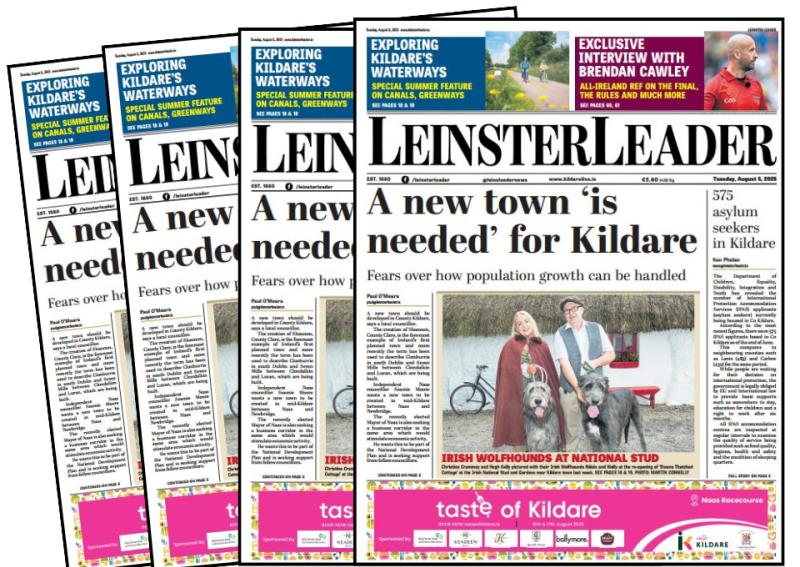 This week's Leinster Leader is out now across Kildare! 