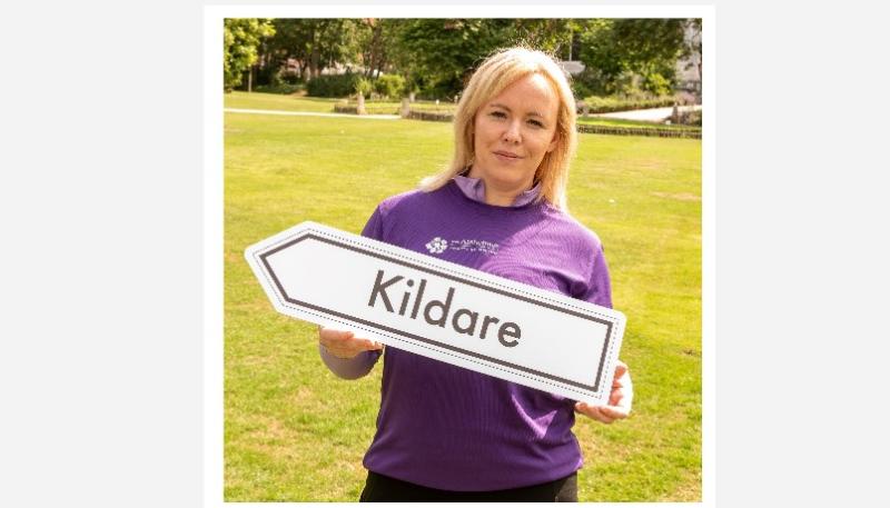 Fundraising walk in Kildare for the Alzheimer Society of Ireland 