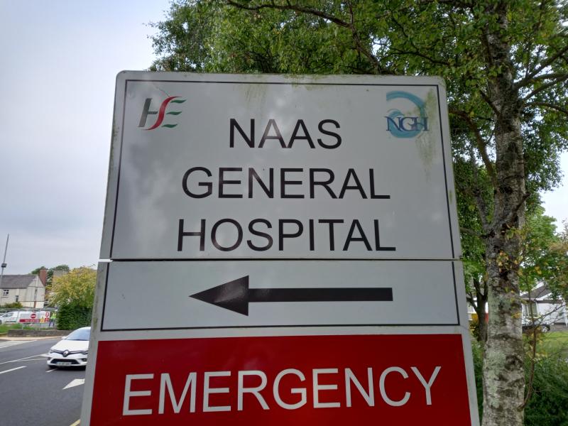 Nine patients on trolleys at Naas Hospital today