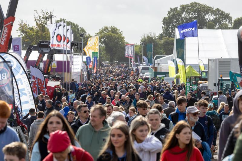 Massive crowds at this year's Ploughing Championships