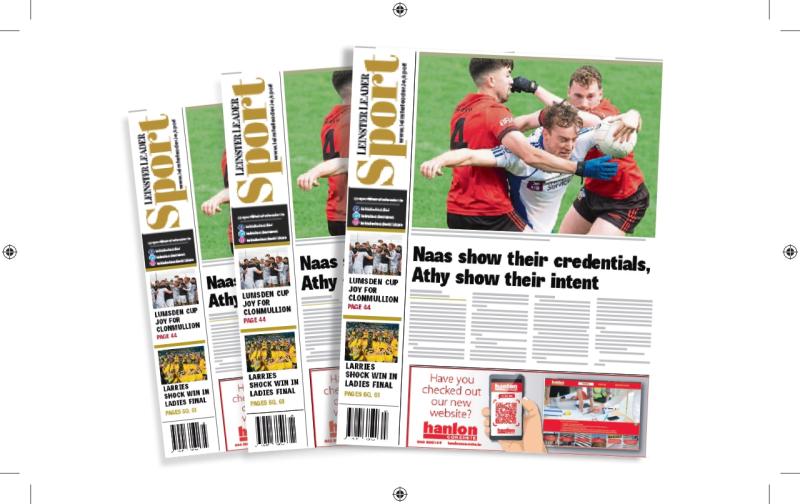 In this week's Leinster Leader Sport