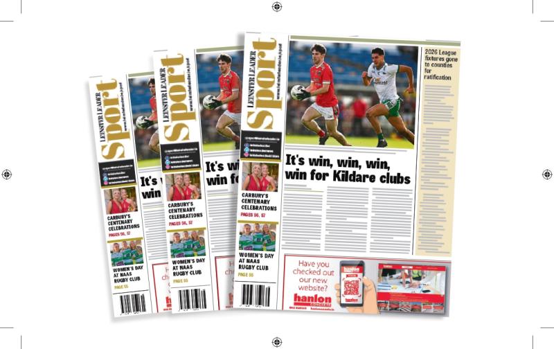 In this week's Leinster Leader Sport
