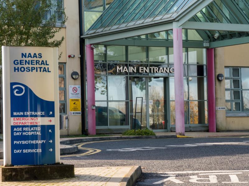 13 people treated on trolleys at Kildare's main hospital today