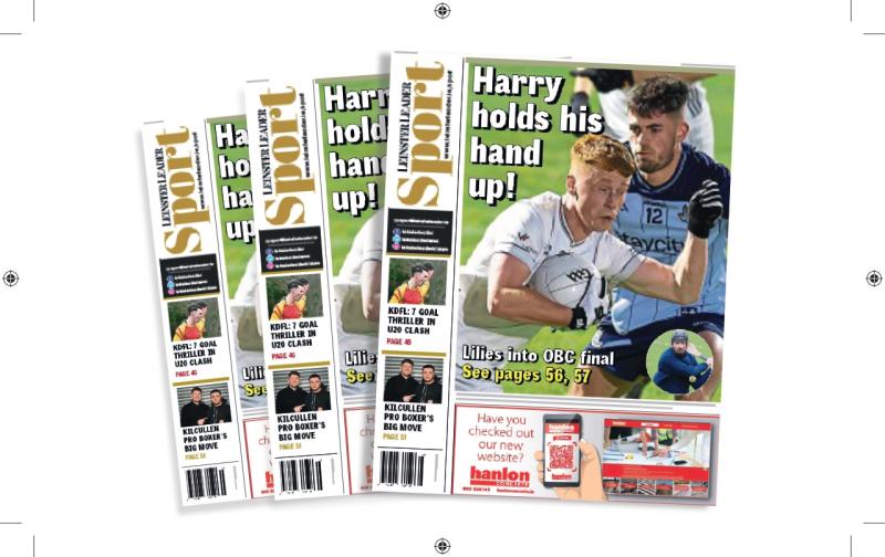 In this week's Leinster Leader Sport