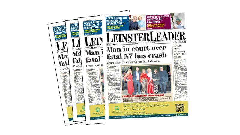 In this week's Leinster Leader - available across Co Kildare 