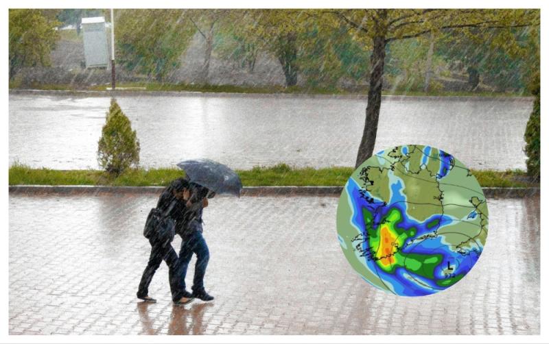 Five counties hit with weather warnings as Met &Eacute;ireann warns of heavy rain and flooding