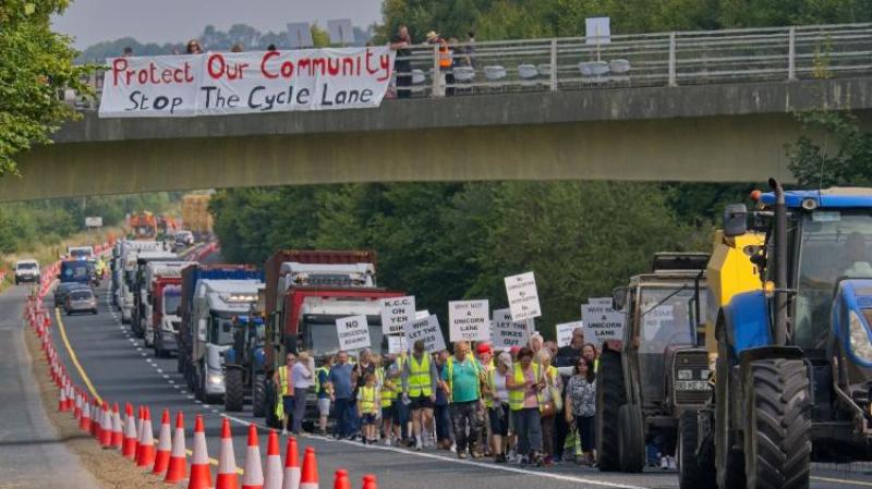 Safety audit raises concerns about controversial Kildare cycleway scheme 