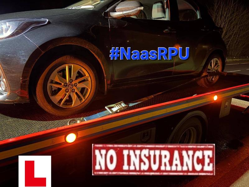 Speeding Kildare learner driver had no insurance