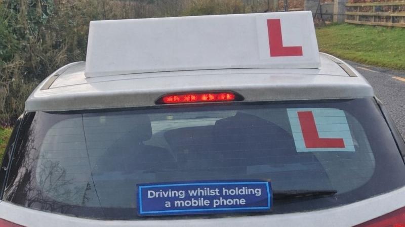 Kildare driving instructor caught with mobile phone behind the wheel 