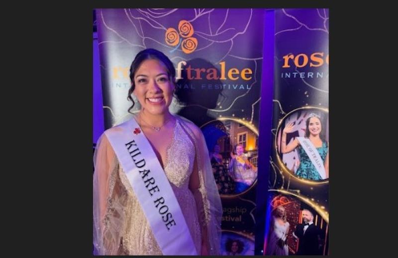 Kildare Town&rsquo;s Jessica Hunter (27) was crowned the new Kildare Rose on Saturday night following a spectacular selection event at the Westgrove Hotel in Clane 