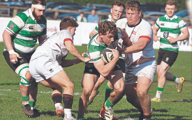 Naas defeated but gain a valuable try-scoring bonus point 