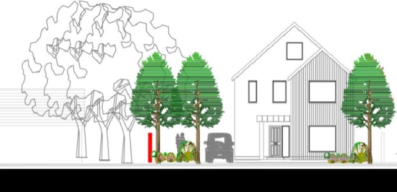 Plans for homes with converted attics in Kildare 