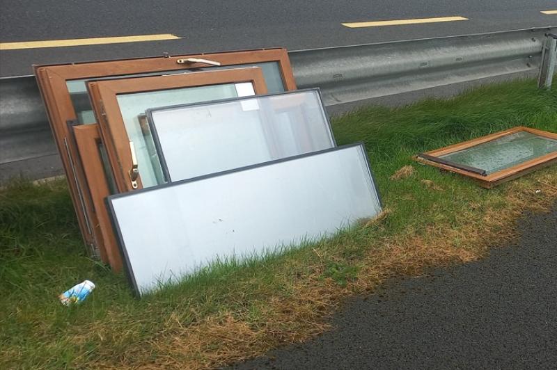 Drivers shocked at dumping by side of this busy Kildare road