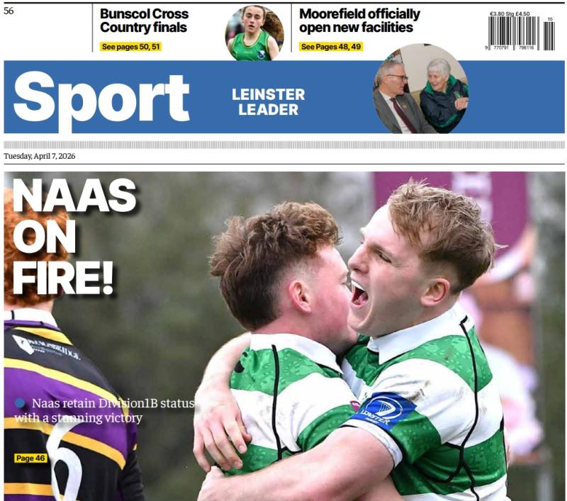 In this week's Leinster Leader Sports