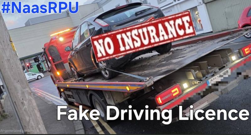 Kildare driver found in possession of fake driving licence