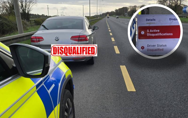Kildare driver disqualified from driving for 75 years gets 'complimentary stay' at Mountjoy