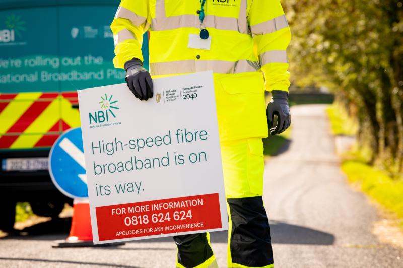 Over 6,000 homes, businesses and farms in Kildare connected to national broadband plan 