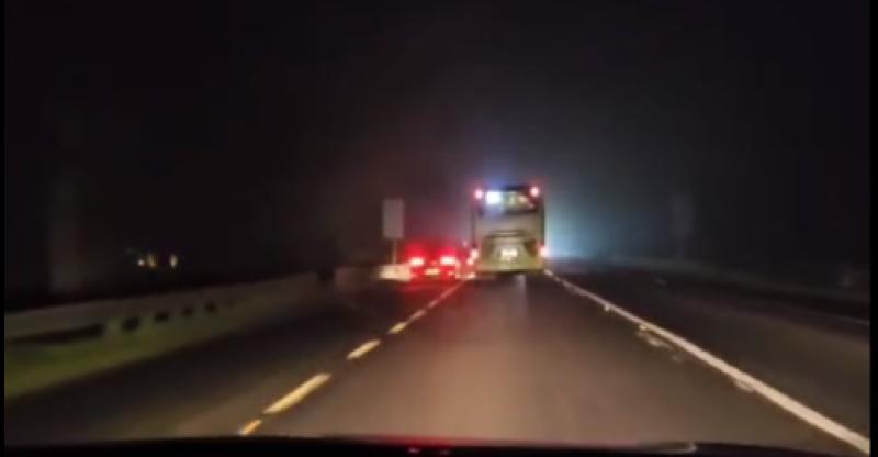 'Scandalous and dangerous' - Outrage as car undertakes commercial bus on N21
