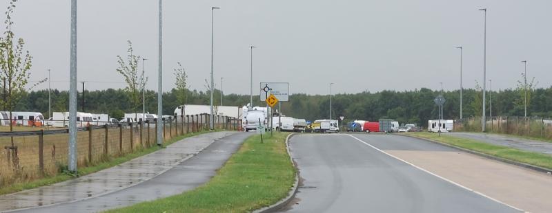 Further outcry over presence of encampment near Newbridge, Kildare