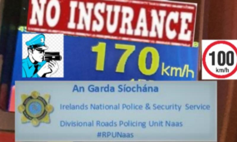 Gardaí in Kildare arrest motorist for travelling at 170kph on the N7