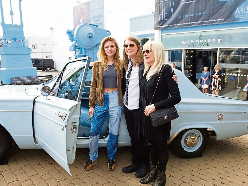 Kurt Cobain's daughter, mother and sisters are in Newbridge today!