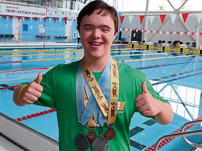 Straffan's Eoghan Ashe excels at World Swimming Championships