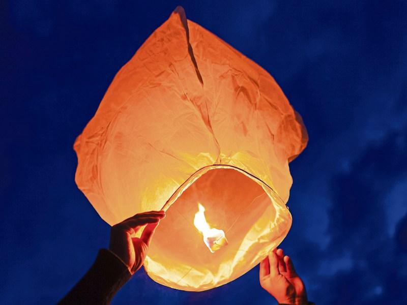 Mondello sky lantern event cancelled after opposition from Kildare Fire Officer and others