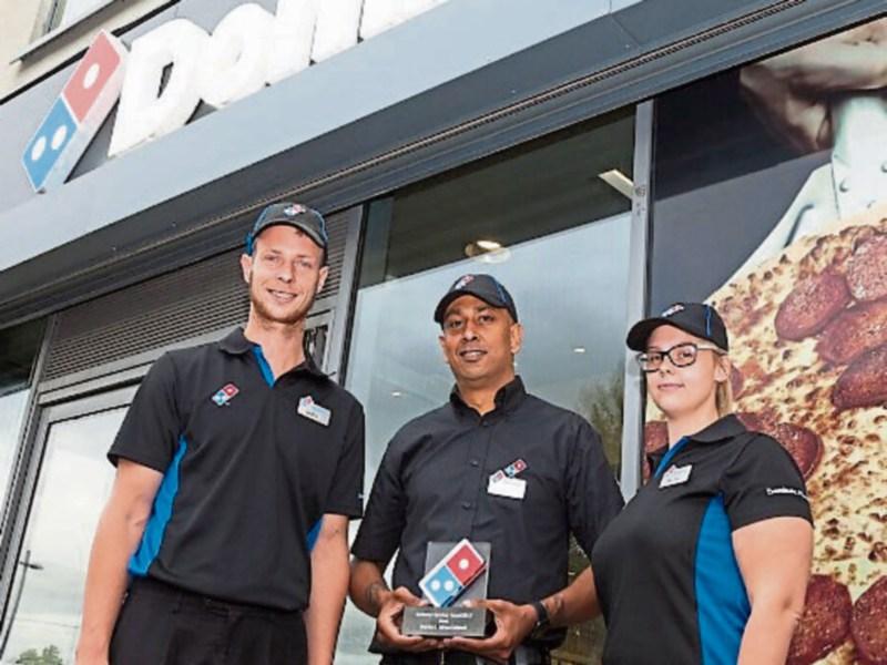 Kildare Domino's Pizza store wins award