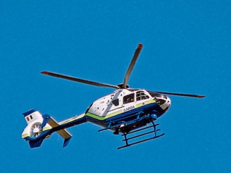 Garda helicopter assisting Kildare gardai searching River Liffey for women's body