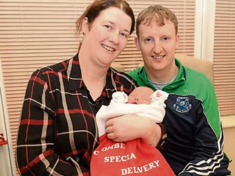 Kildare couple celebrating birth of Christmas baby