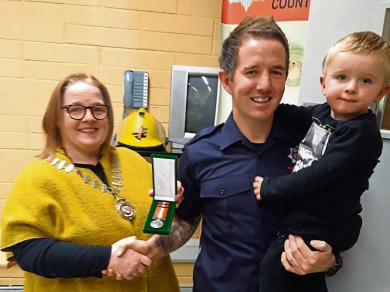 New fire engine and 1916 medals for Athy Firefighters
