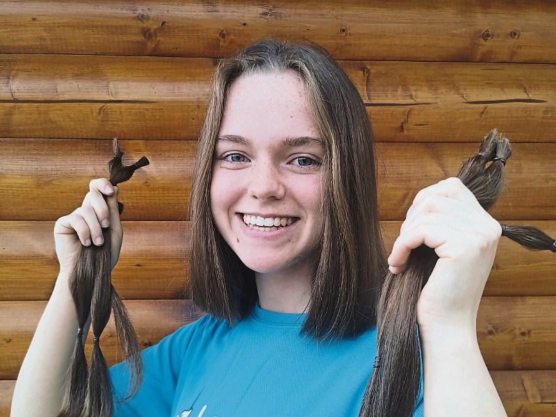 Naas student cuts hair for children’s charity Kildare Live