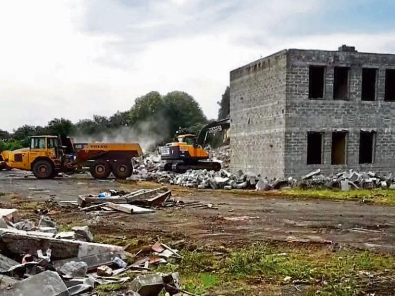 Demolition begins at historic Kildare town Magee Barracks