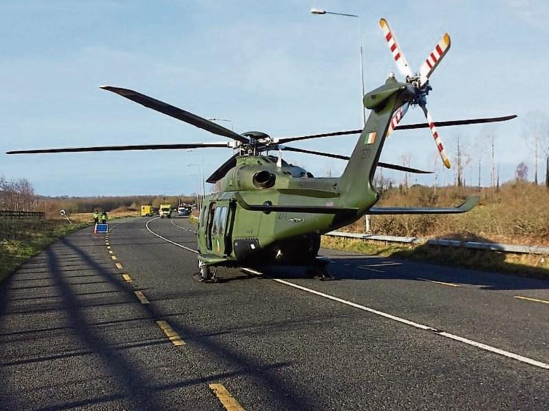 Man and woman in hospital after Monasterevin crash