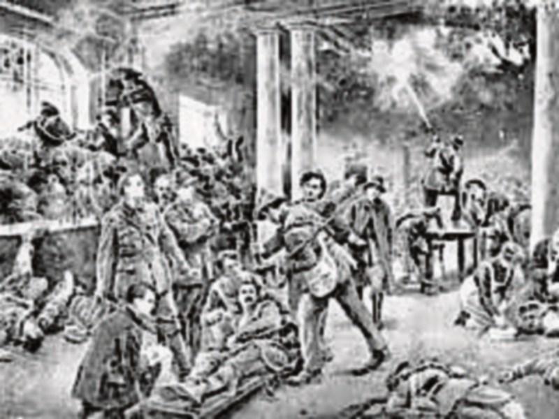 Punchestown in 1916: quiet festival took place before Easter Rising