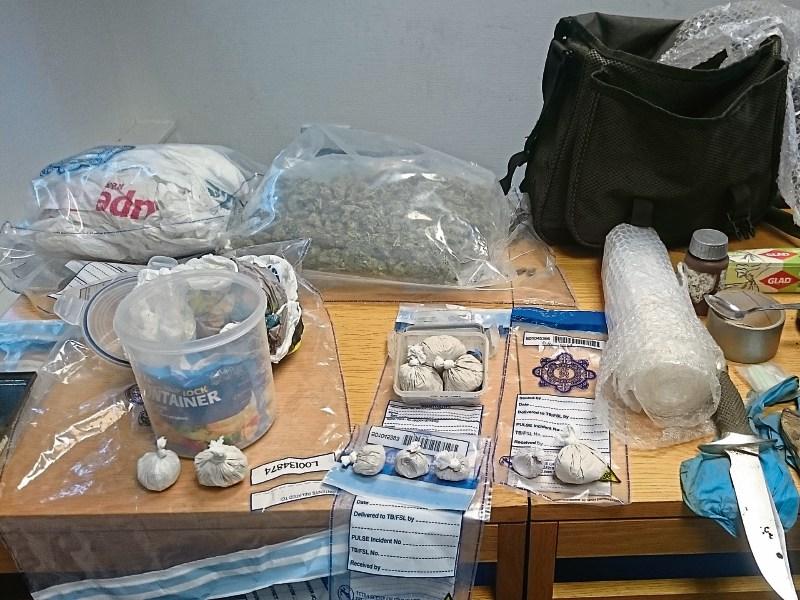 Two arrested during €40k cocaine and heroin seizure in Athy