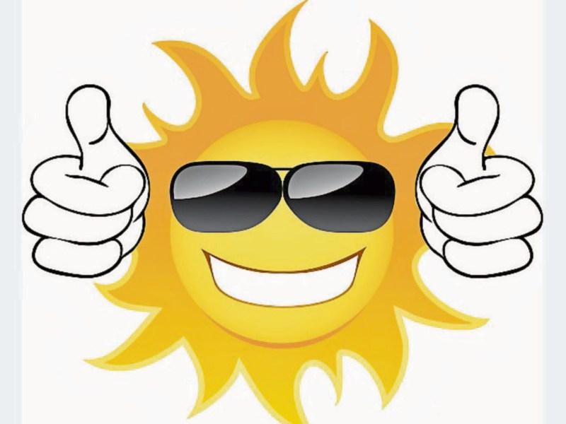 Sunshine makes a comback