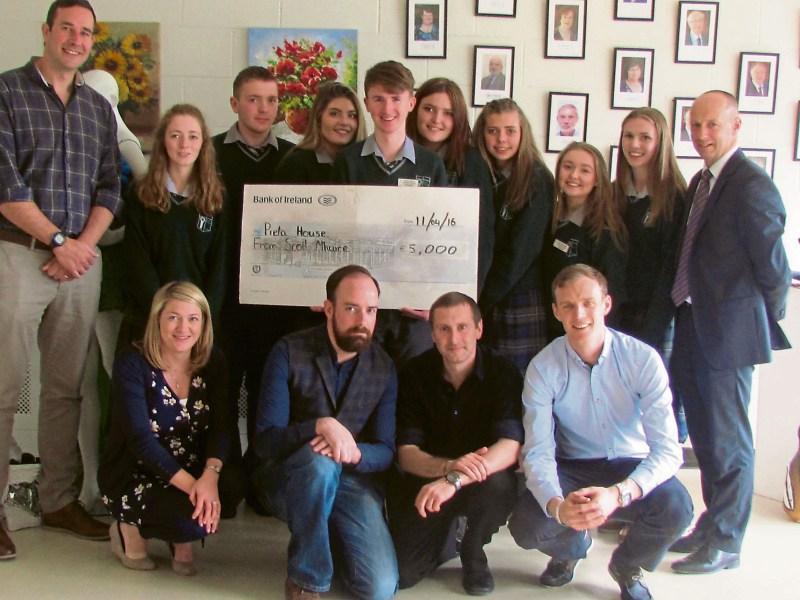 Clane's Scoil Mhuire group raises €5,000 for Pieta House
