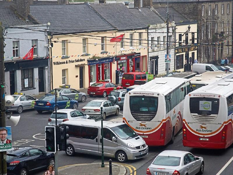 Dramatic reduction in parking places in Naas over 20-year period