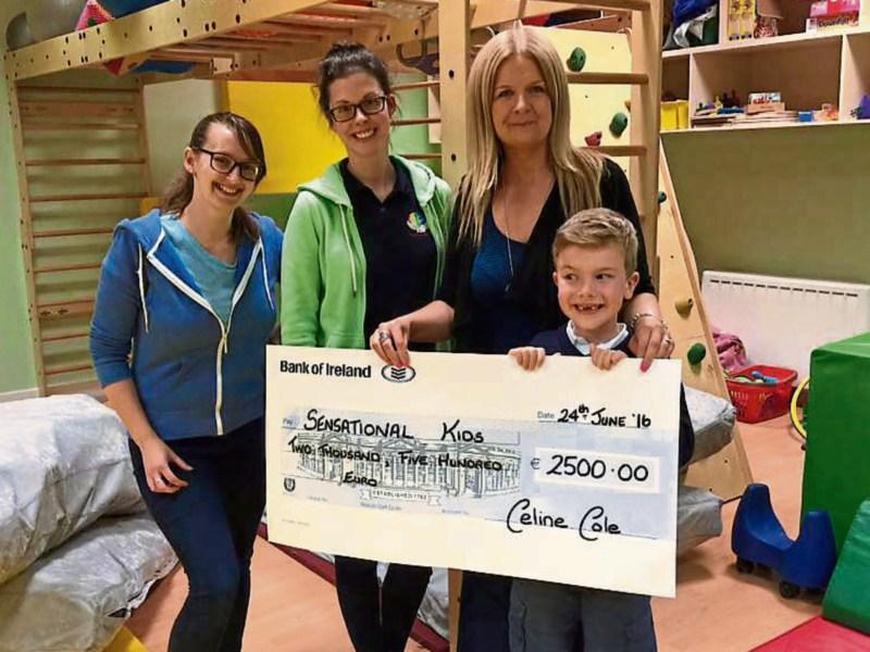 Mum raises €2,500 as a thank you to Sensational Kids