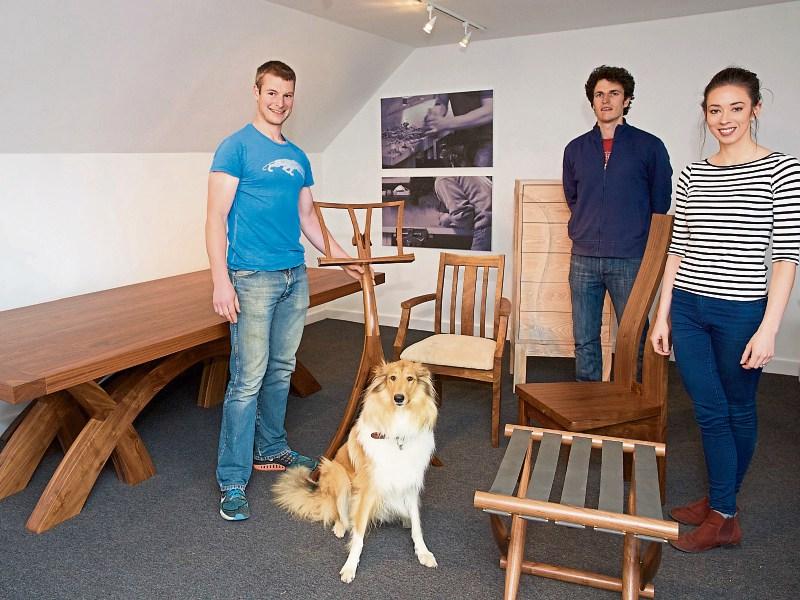 Caragh brothers crafting furniture for Irish embassies and French chateauxs