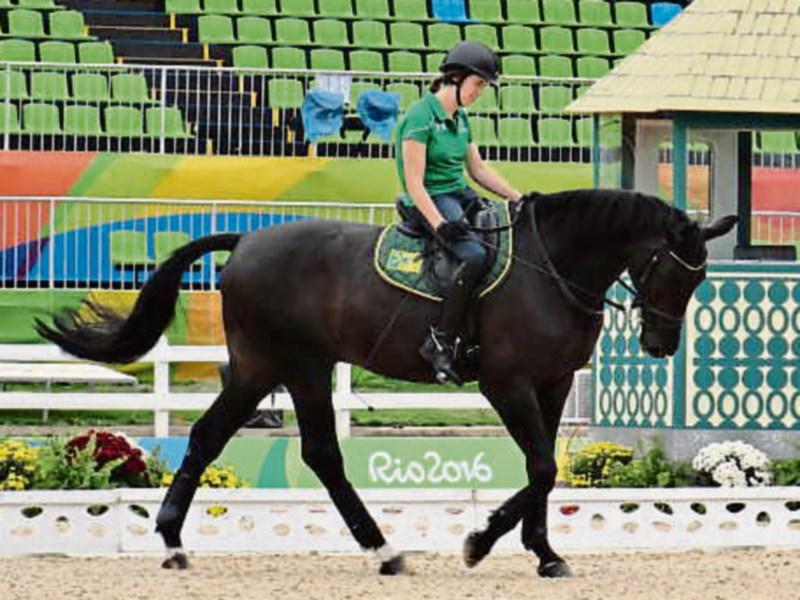 Dunlavin rider in action in Rio today