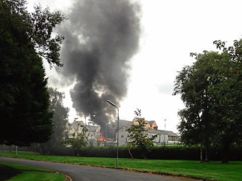 BREAKING: Ambulance on fire at Naas hospital