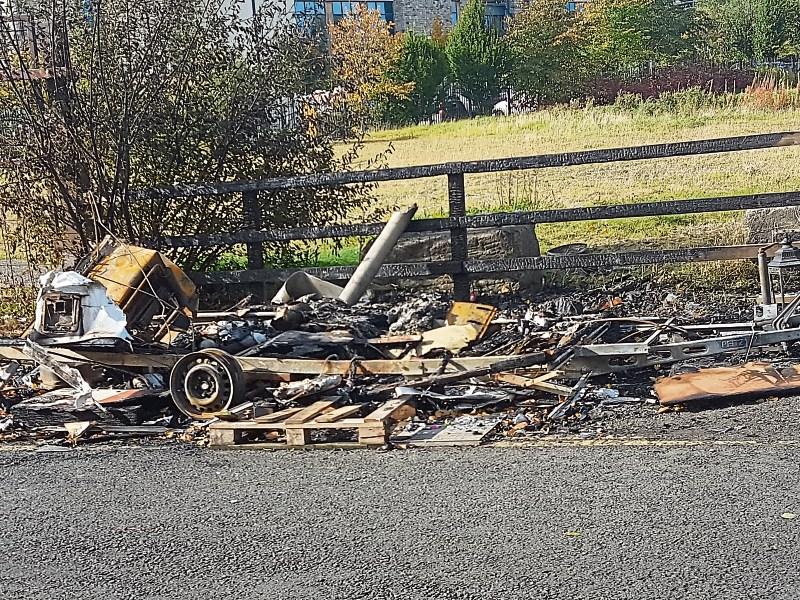 House and caravan damaged by fire in separate Naas incidents