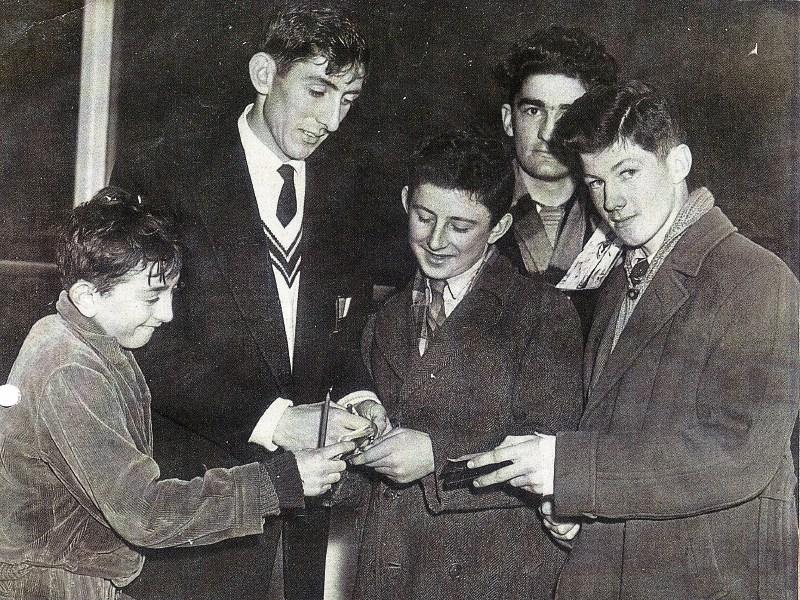 Athlete's visit to Naas recalled