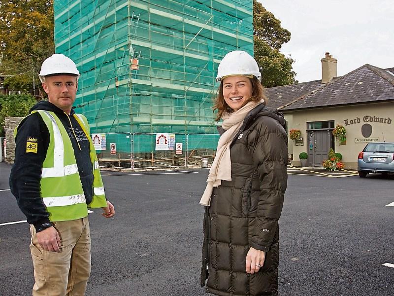 13 century gatehouse restoration  in Kildare town