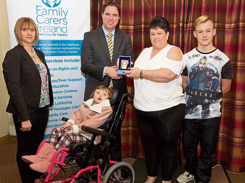 Lynne Marie is crowned Kildare carer of the year 2016